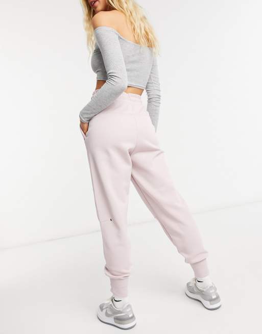 Nike Tech Fleece joggers in light pink ASOS