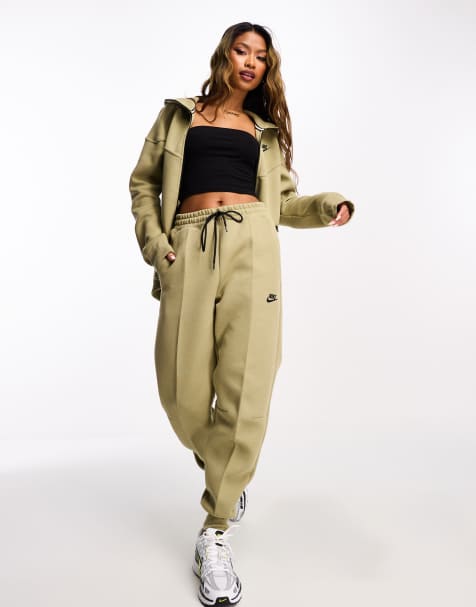 Nike tracksuit womens store khaki