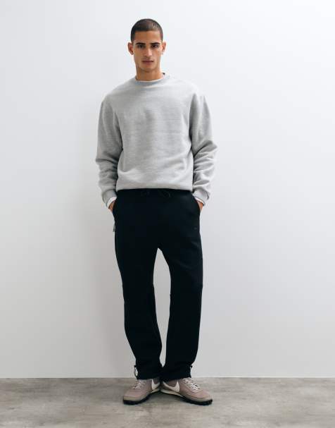 Nike Tech Fleece jogging à bas ouverts réfléchissant noir - view 1