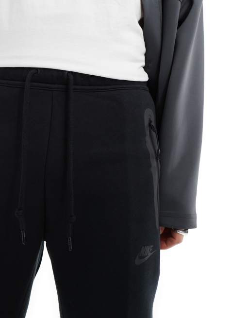 Nike - Tech fleece joggingbroek met trekkoord en losse pasvorm in zwart, 5 van 5