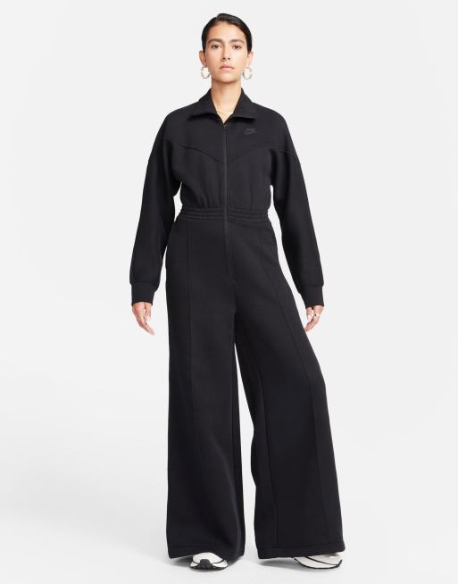 Nike Tech Fleece jumpsuit in black ASOS