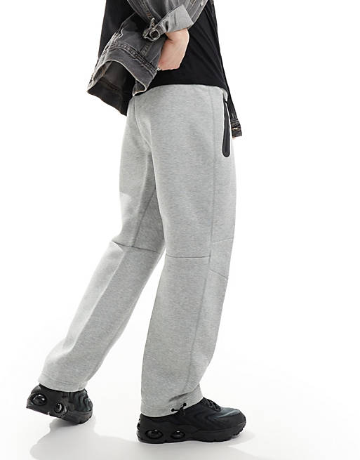 Nike Tech Fleece loose fit joggers with toggle in grey