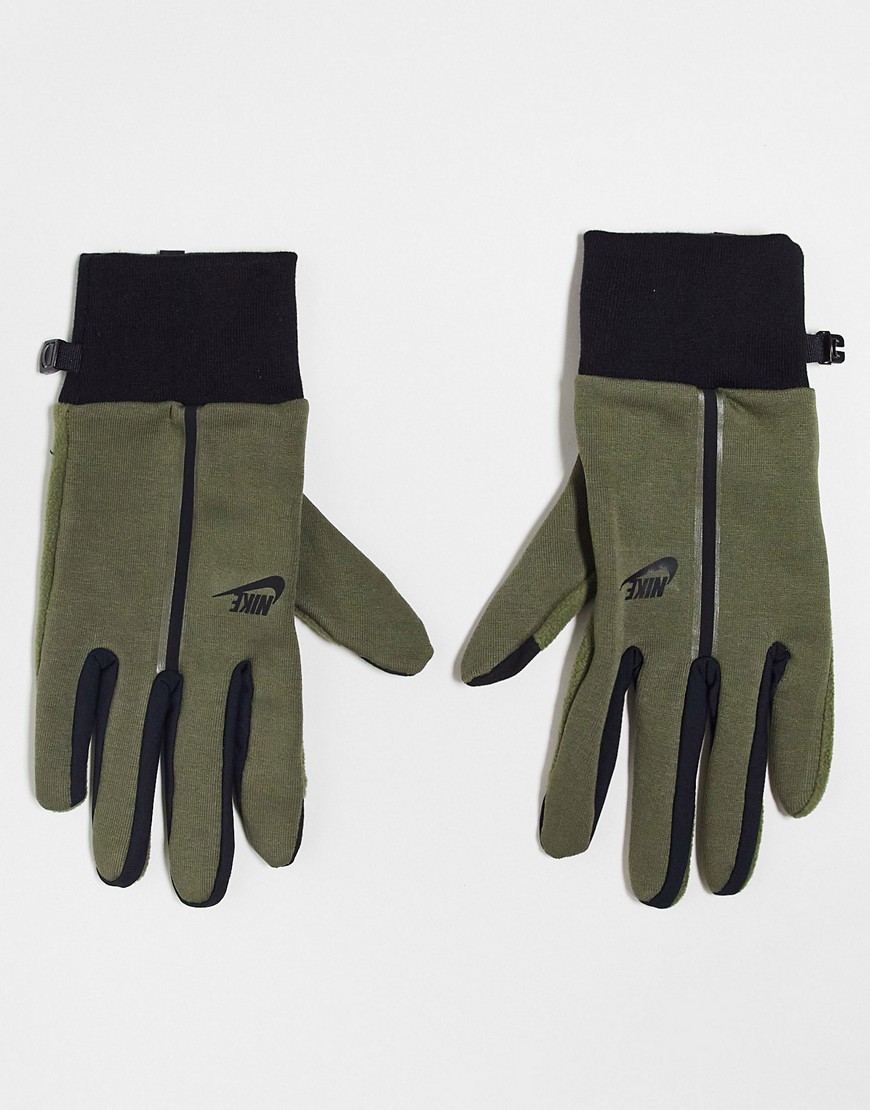 Nike Tech fleece mens gloves in black