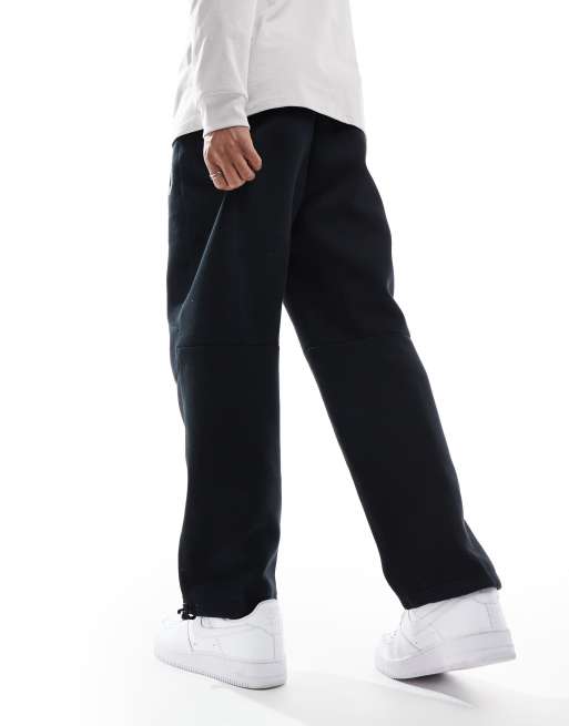 Nike Tech Fleece open hem joggers in black