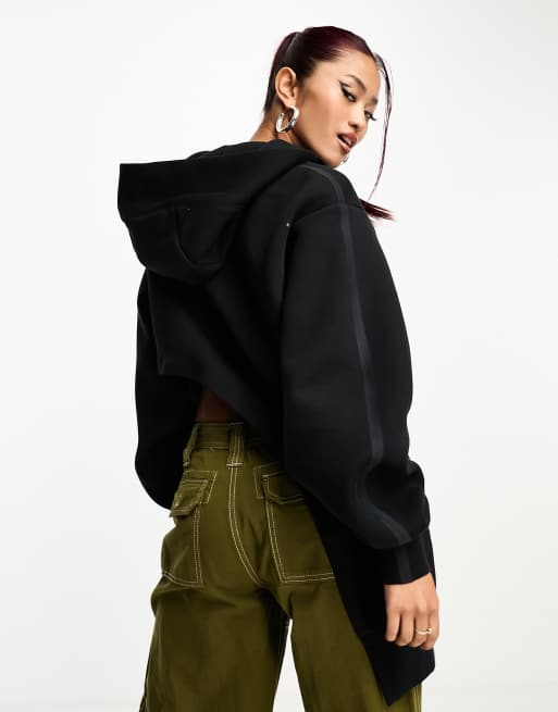 Nike asymmetrical hot sale hoodie