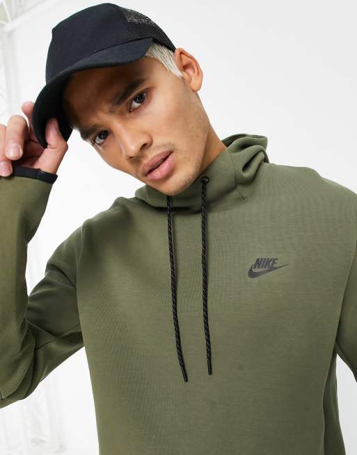 Olive green nike outlet zip up