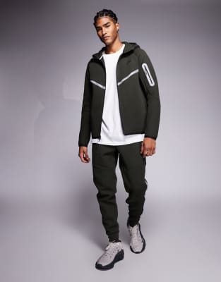 Nike Tech Fleece Reflective Full Zip Hoodie In Black | ModeSens