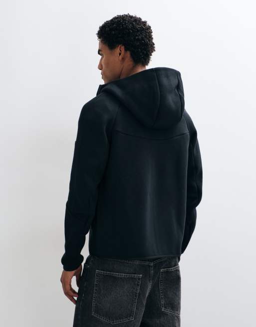 Nike Tech Fleece reflective full zip jacket in black, 4 of 5