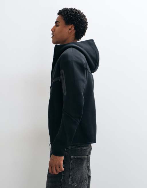 Nike Tech Fleece reflective full zip jacket in black, 5 of 5
