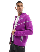 Nike repeat pack logo taping polyknit hoodie in steel blue sale