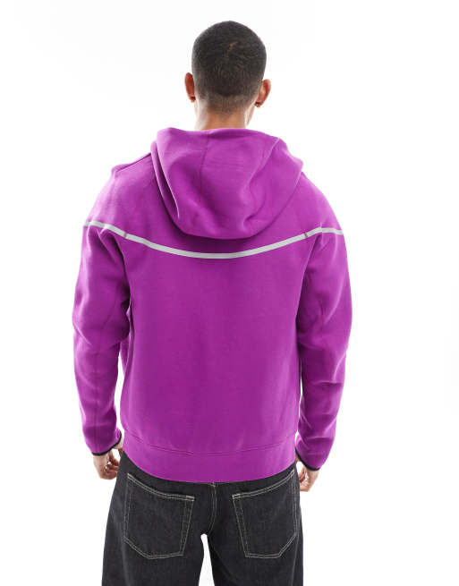 Nike windrunner hooded jacket space purple best sale