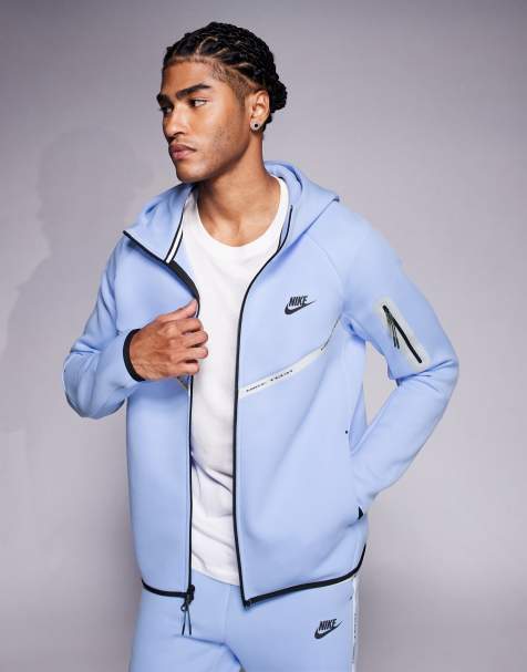 Nike Tech Fleece reflective tracksuit in light blue - view 1