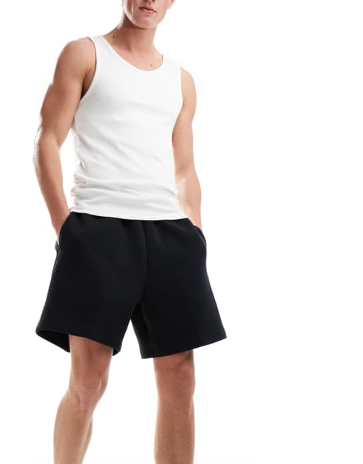 Nike Tech Fleece Reimagined oversized shorts in black