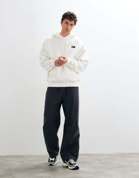 Nike Tech Fleece Shori joggers a gamba larga grigio scuro - view 1