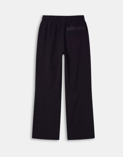 Nike Tech Fleece Shori joggingbukser med brede ben i sort, 7 af 9