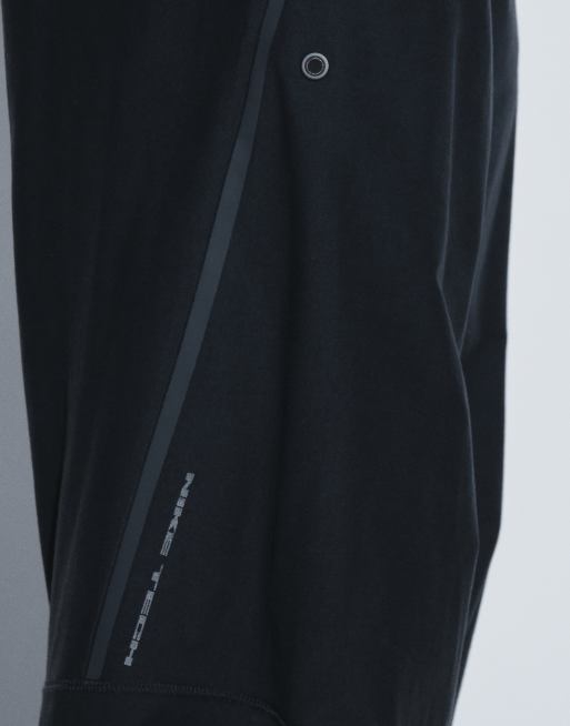 Nike Tech Fleece Shori wijde joggingbroek in zwart, 3 van 9