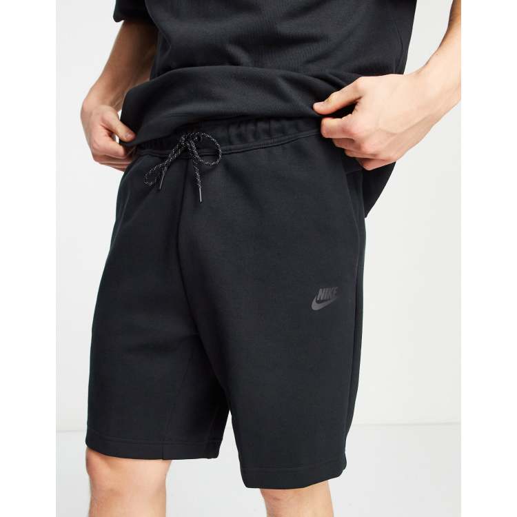 Nike tech store fleece shorts black