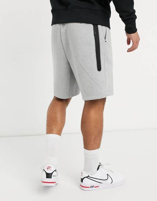 Nike Tech Fleece shorts in gray