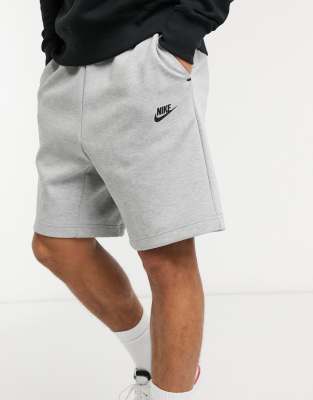 nike tech shorts grey