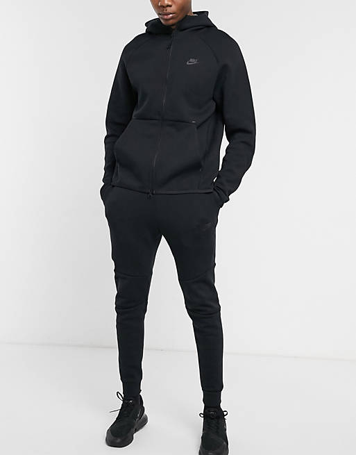 Black Nike Tech Fleece Full Zip Hoodie JD Sports | eduaspirant.com