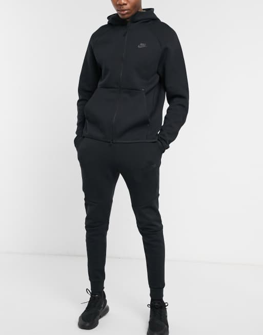 Nike tech fleece slim fit joggers in black