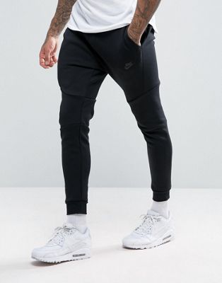 Nike tech fleece slim fit sweatpants in black 805162-010
