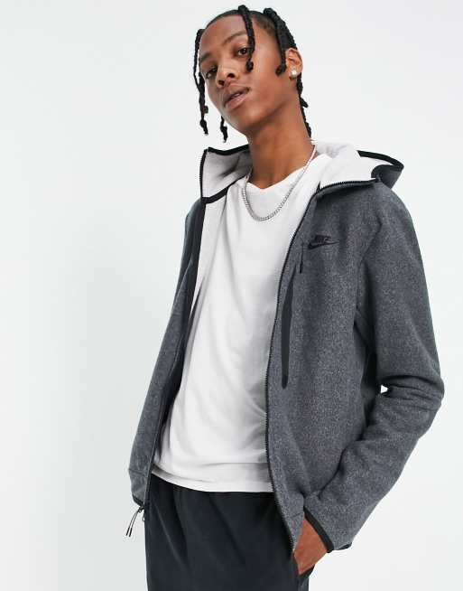 Nike - Tech Fleece - sort vinterhættetrøje