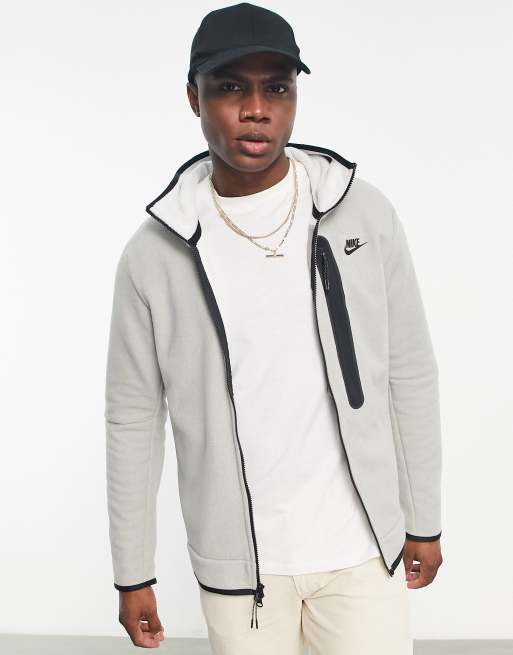 Nike - Tech Fleece - Sweat à capuche d'hiver - Gris pavé