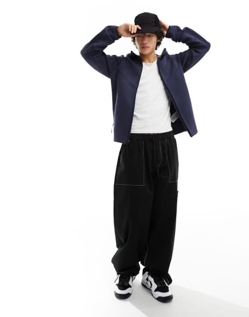 Nike - Tech Fleece - Sweat à capuche zippé - Bleu marine, 2 de 4