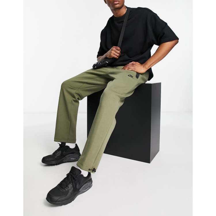 Nike tech shop fleece pants olive