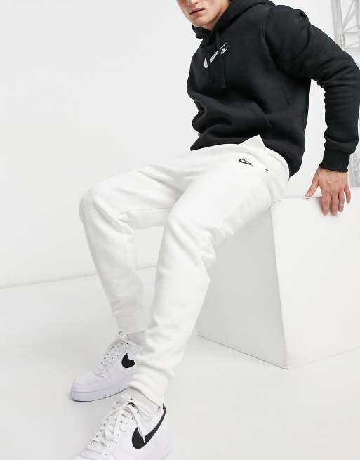 Nike Tech Fleece sweatpants in white