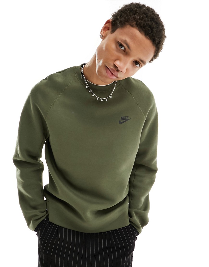 Nike Tech Fleece sweatshirt khaki-Green