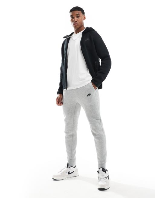 Nike – Tech Fleece – Szare joggersy z polaru, 4 z 5