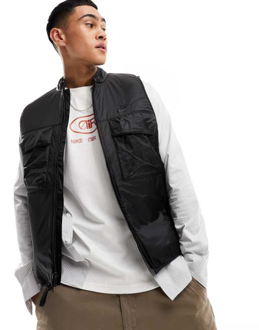 Nike Tech Fleece utility gilet in black | ASOS