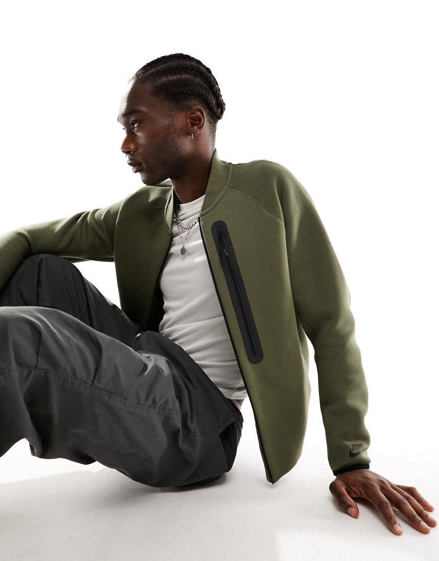 Nike Tech Fleece winter jacket khaki-Green