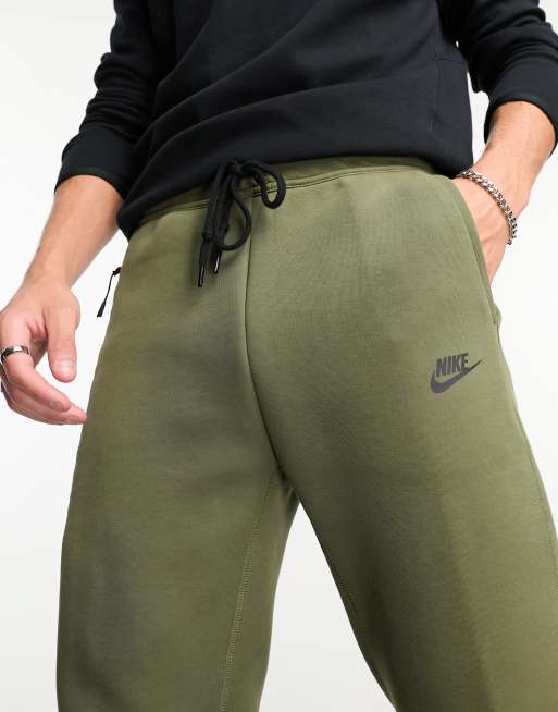 Nike – Tech Fleece Winter – Joggersy w zielonym odcieniu khaki , 2 z 4