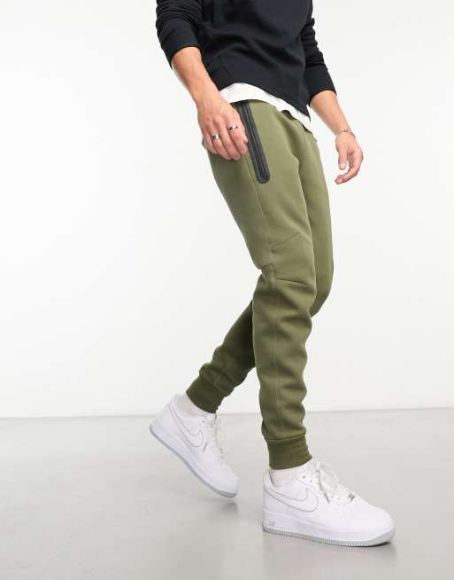 Nike – Tech Fleece Winter – Joggersy w zielonym odcieniu khaki , 4 z 4