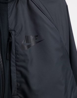 nike winter fleece black