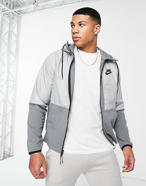 Nike Tech Fleece Winter zip-up hoodie in grey | ASOS