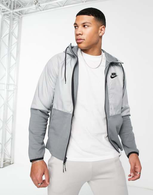 verantwoordelijkheid grootmoeder Il Nike Tech Fleece Winter zip-up hoodie in grey | ASOS