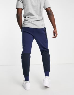 nike tech fleece jogger in navy