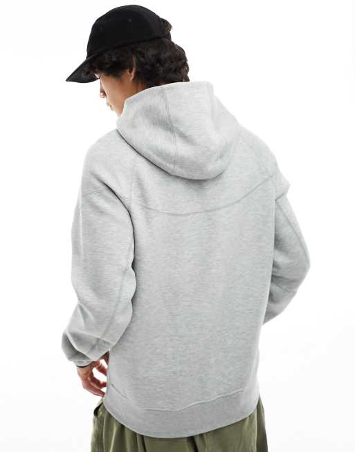 Nike – Tech Fleece – Zapinana na suwak szara bluza z kapturem, 4 z 4