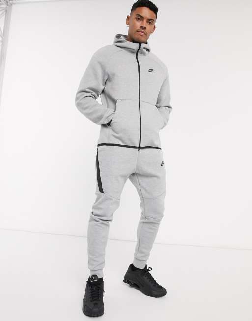 Nike Tech Fleece Zip Through Hoodie In Grey | ubicaciondepersonas.cdmx ...