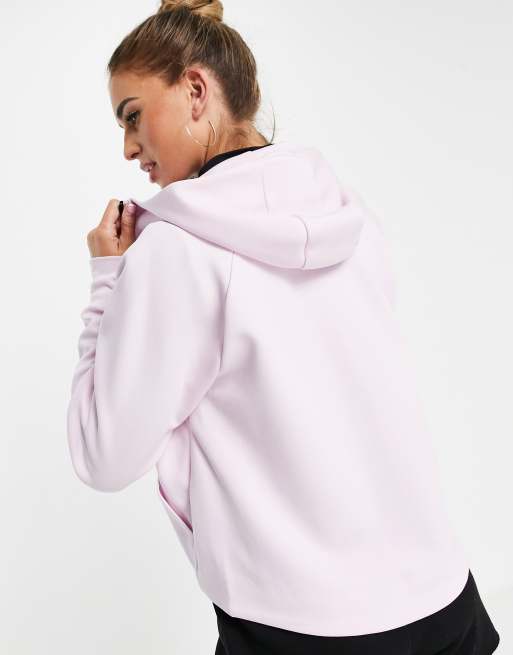 Nike pink zip up hot sale