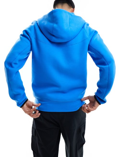 Blue hoodie with sales zipper