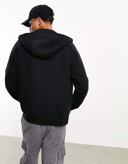 Nike Tech Fleece zip up hoodie in stone and brown