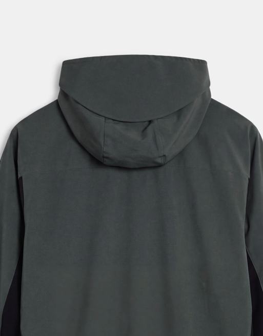 Nike Tech Helios Sun jack met capuchon en vizier in donkergroen, 8 van 9
