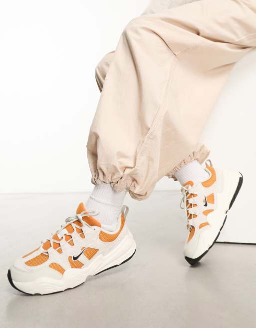 Gray and shop orange sneakers