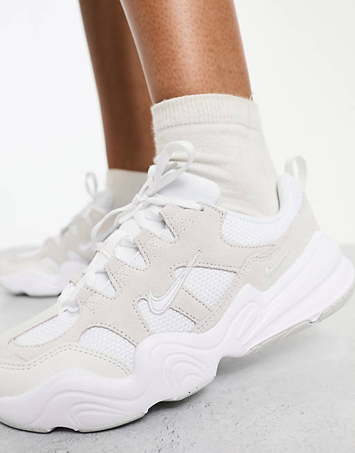 Nike Tech Hera sneakers in white | ASOS