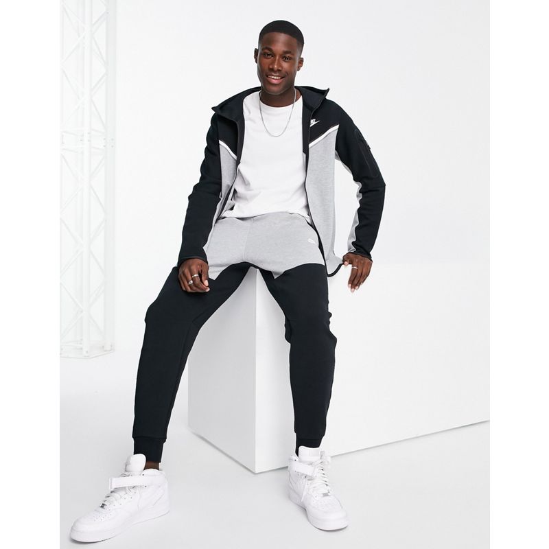 nSuvD Uomo Nike - Tech Fleece - Tuta sportiva grigio colorblock